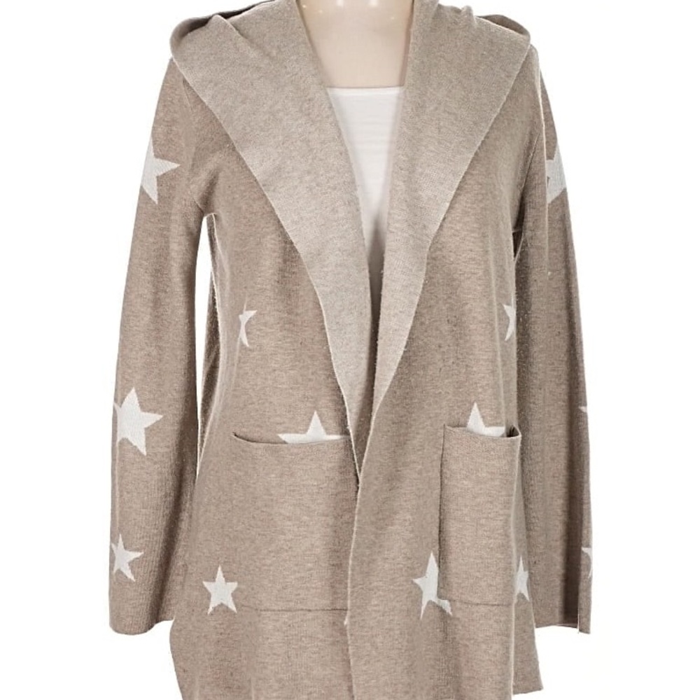 Splendid Beige Knit Cardigan size M like new